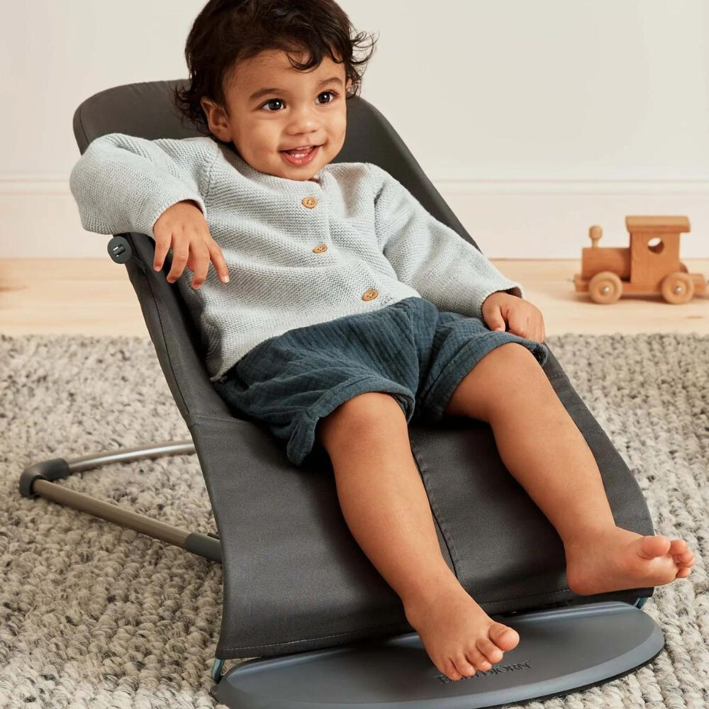 BabyBjorn Bliss Anthracite | Balansoar Ergonomic - imagine 8
