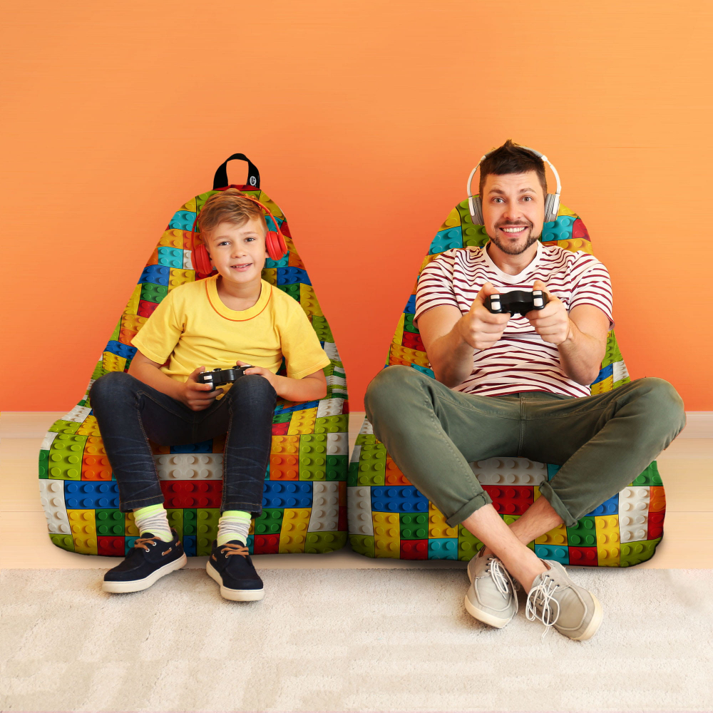 Fotoliu Puf Updeco Chill XL Verde, Relaxare Supremă - imagine 4