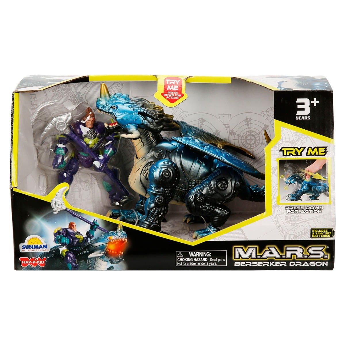 Robot Dragon Happy Kid M.A.R.S. 18 cm cu Lumini