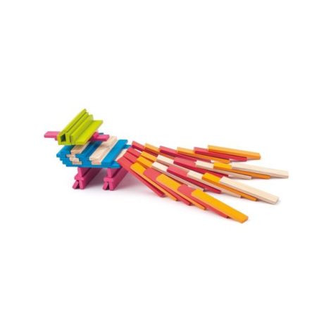 Woodyland Caramizi Lemn 200 piese Educativ - imagine 3