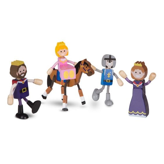 Melissa & Doug Figurine Familie Regală Joc Creativ