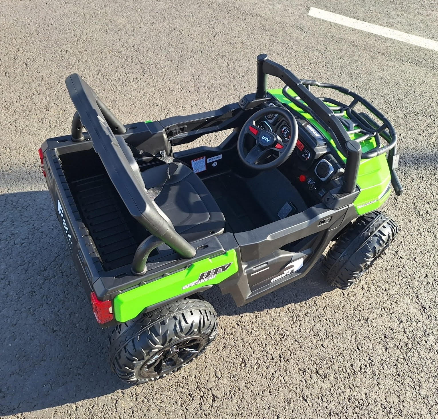UTV Off-Road 12V Verde | Masinuta Electrica Autokids - imagine 11