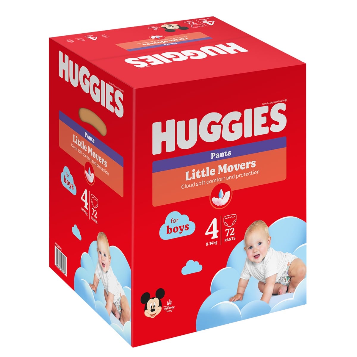 Huggies Pants Box Boys Nr.4, 9-14kg, 72buc