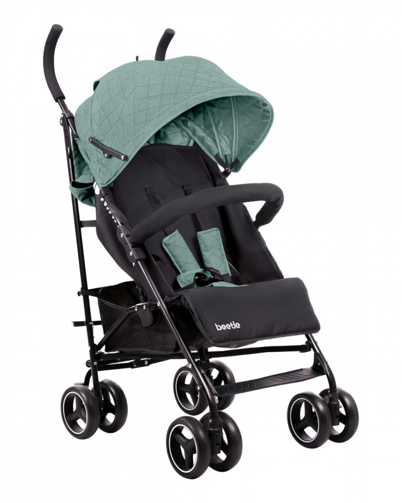 KikkaBoo Beetle Mint: Carucior Sport Pliabil si Usor