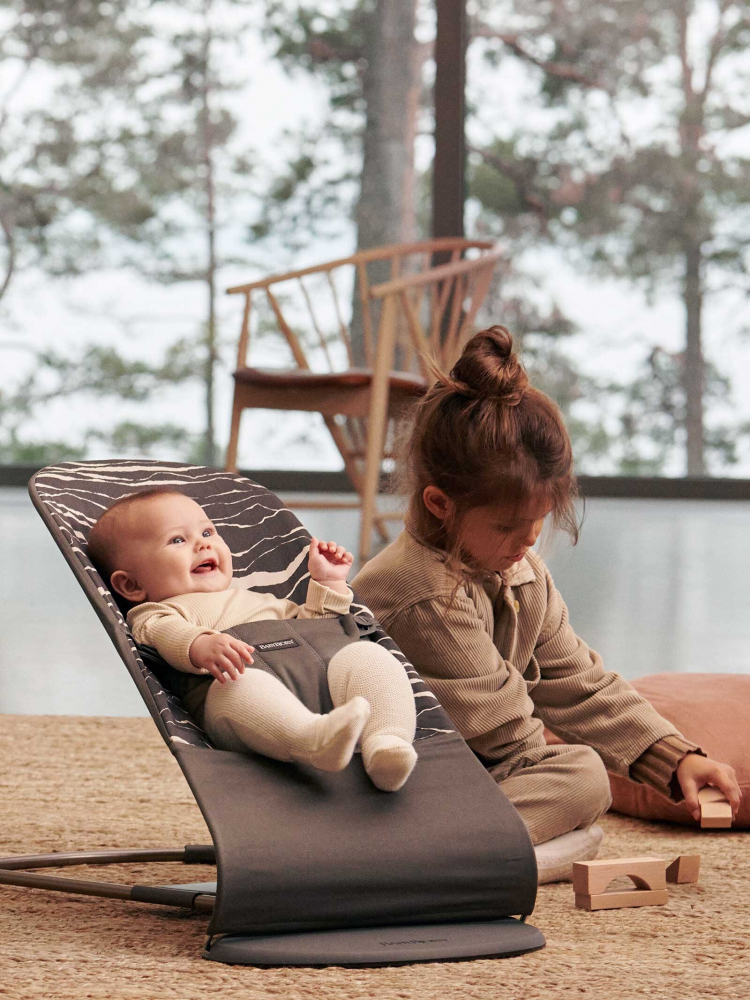 BabyBjorn Balansoar Bliss - Legănat Natural, Bumbac Premium - imagine 6