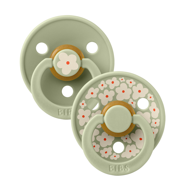 Suzete Bibs Sage 0 luni+ Tetina Rotunda - imagine 2