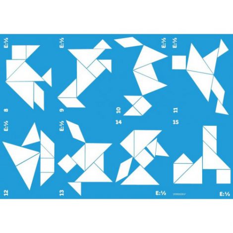 Tangram Translucid Miniland - Joc Creativ - imagine 7