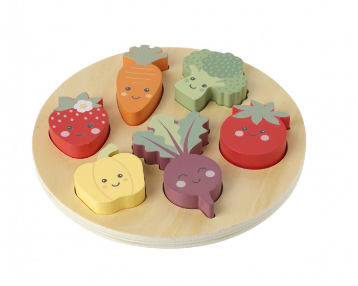 Puzzle Legume și Fructe Orange Tree Toys
