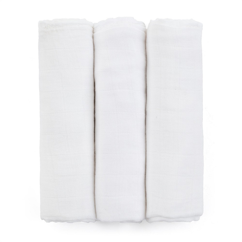 Set 3 scutece muselină bambus Petite&Mars