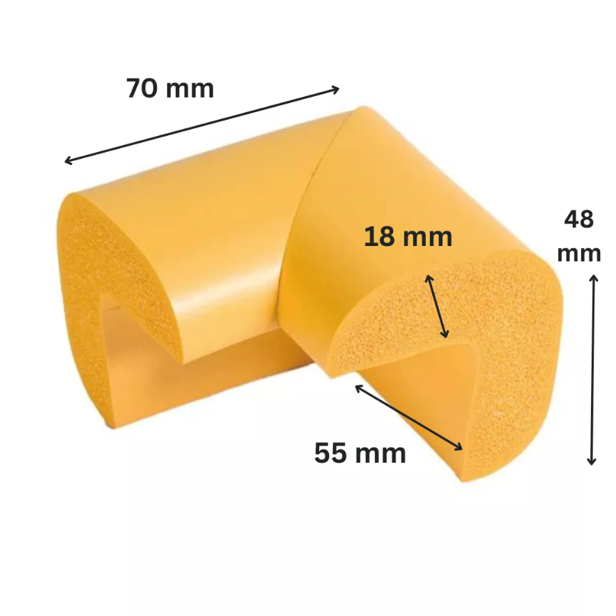 Protectie colturi Car Boy Safety galben - imagine 3
