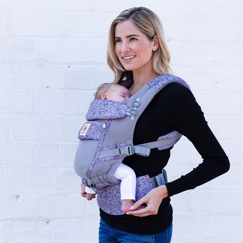 Marsupiu Ergobaby Adapt Cool Air, Pink Digi Camo - imagine 3