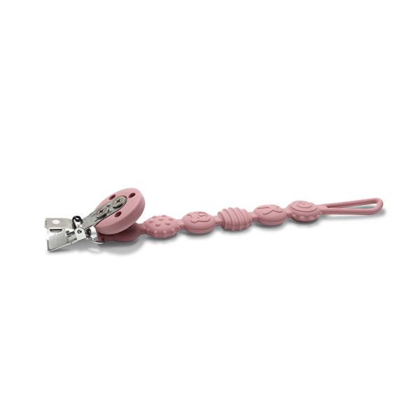 Lant Suzeță Lorelli Silicon Pink, Anti-pierdere - imagine 2