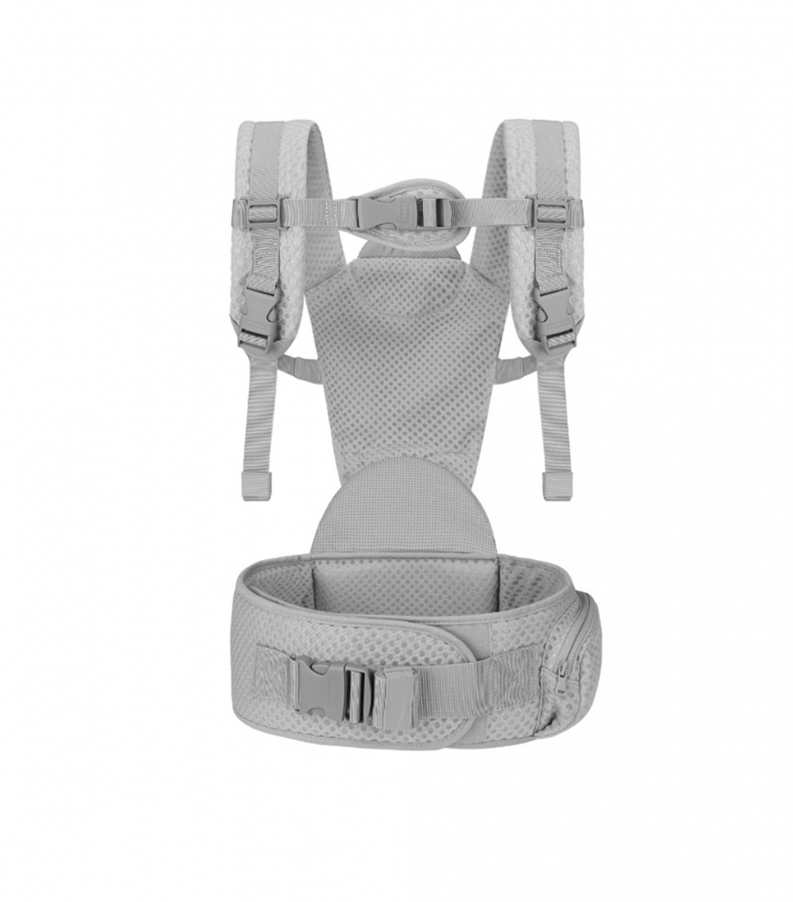 Marsupiu Cangaroo Ergonomic Mistral Grey - Confort Superior - imagine 2