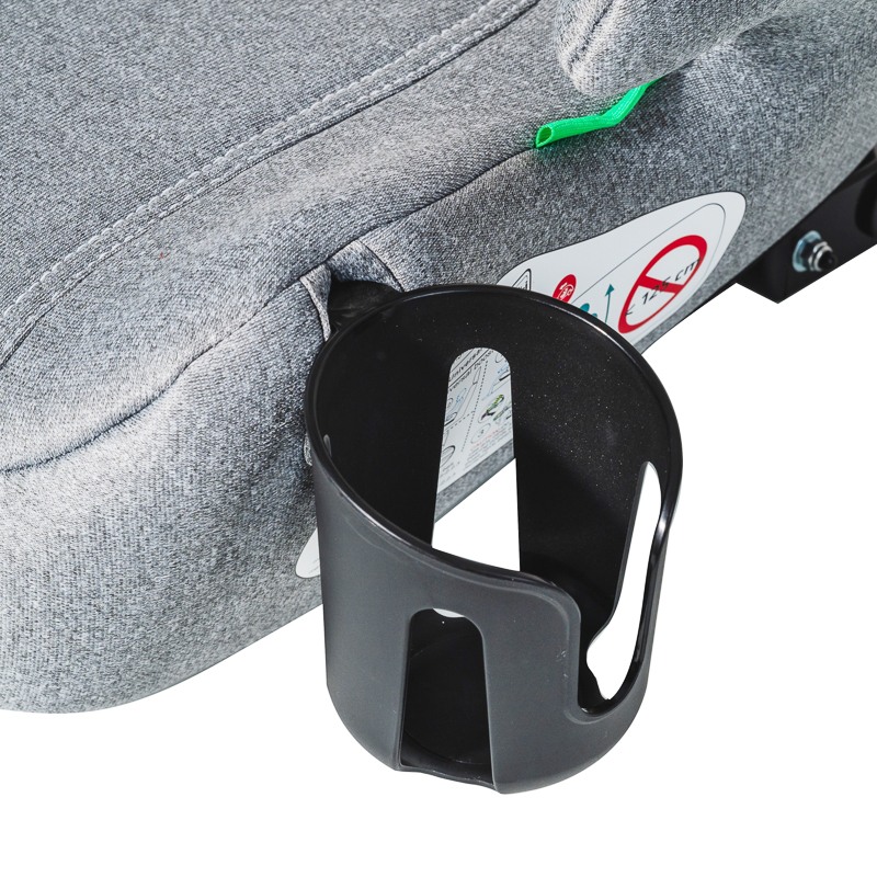 Înălțător Auto Buf Boof iSize ISOFIX Gri - imagine 4