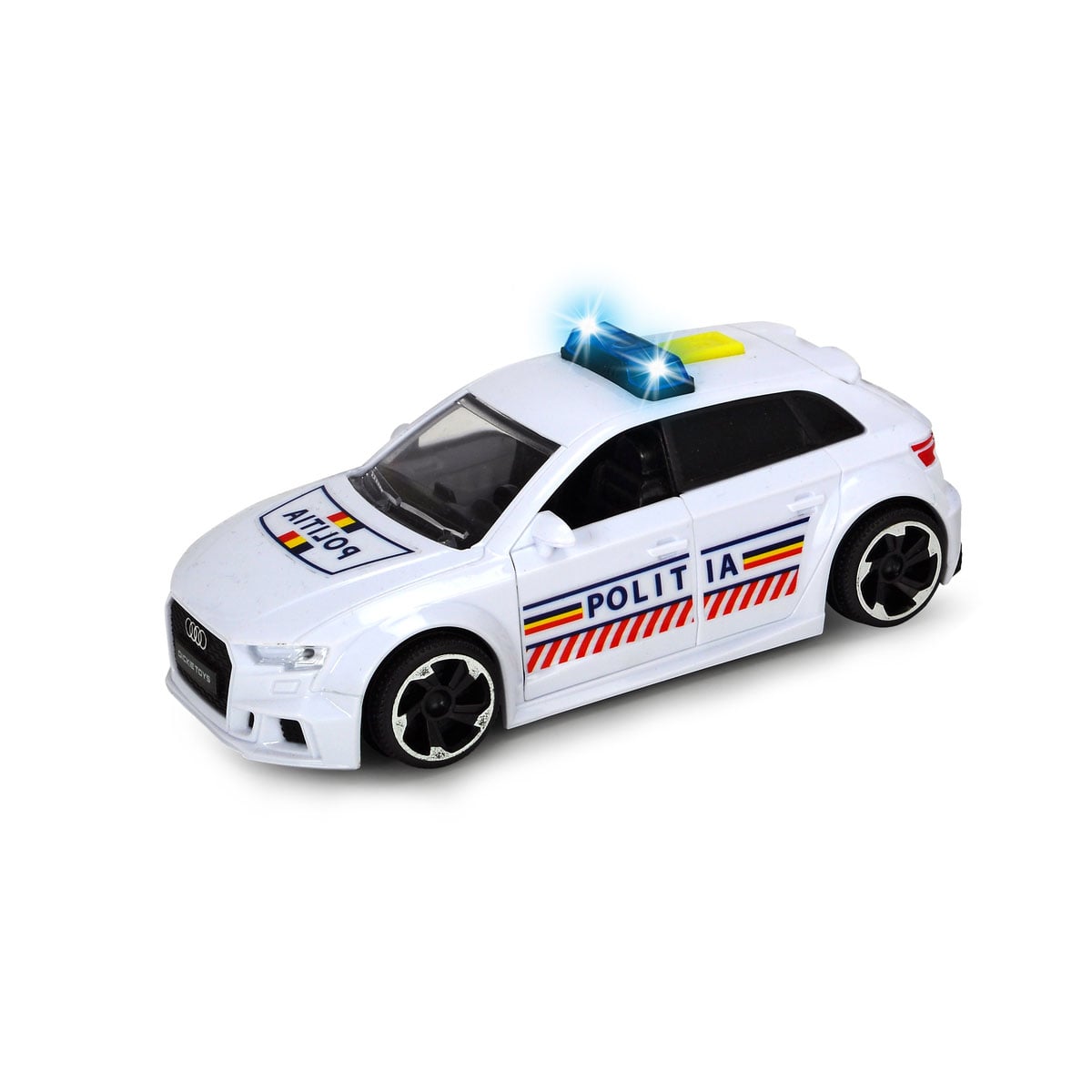 Mașinuță Poliția Română Audi RS3 cu Lumini