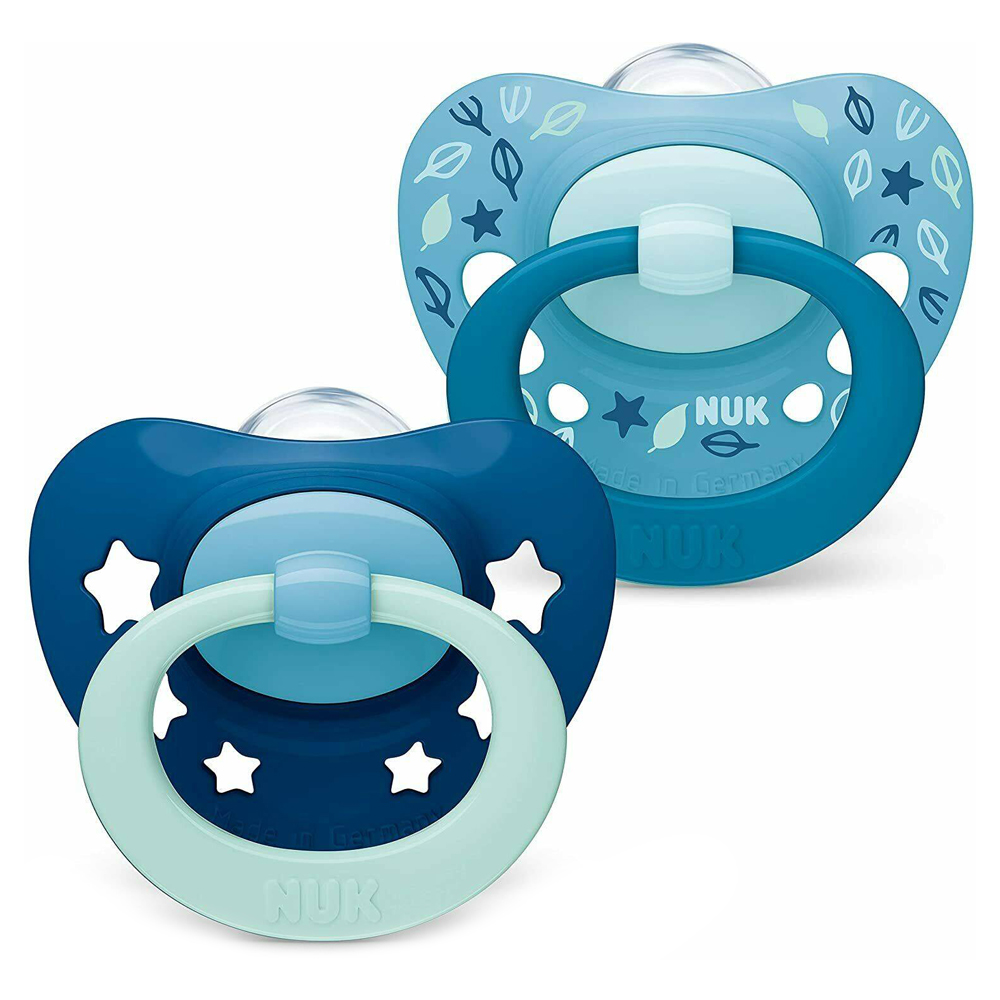 Set 2 Suzete NUK Signature Bleu 18-36 luni - imagine 2