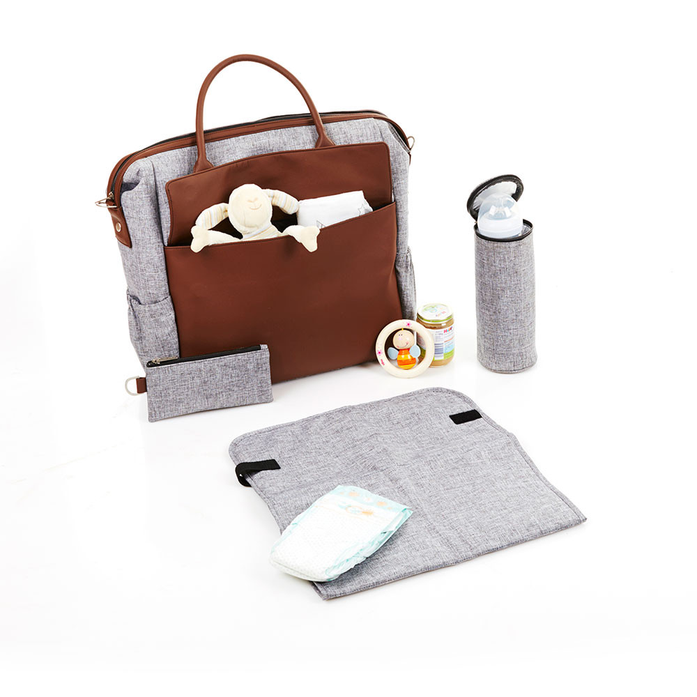Geanta Jetset Graphite Grey ABC Design - imagine 4