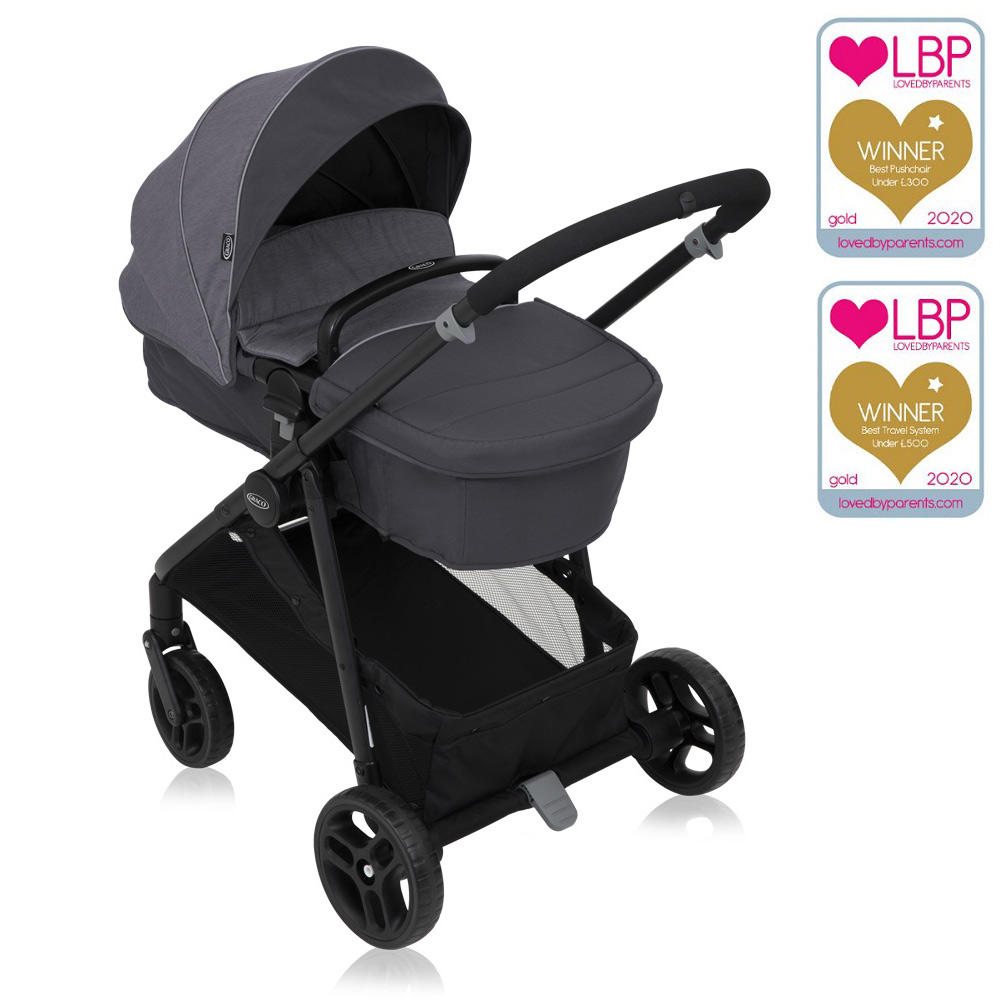 Graco Transform 2 in 1 Slate - Carucior Modulabil - imagine 6
