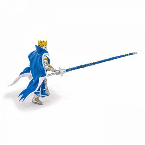Papo Rege Dragon Albastru - Figurină Medievală - imagine 6