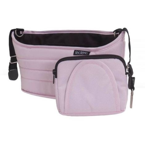 Organizator Carucior Leclerc Easy Quick Pink 9 Compartimente