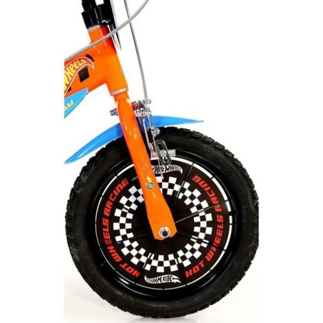 Bicicleta Dino Bikes Hot Wheels 16 inch Copii - imagine 6
