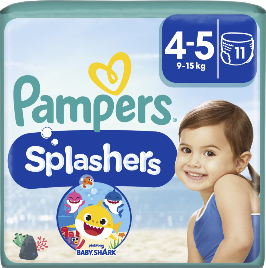 Pampers Splashers Baby Shark 9-15kg - imagine 5