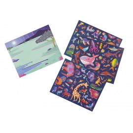 Set abtibilduri 3D Habitate Melissa & Doug - imagine 3