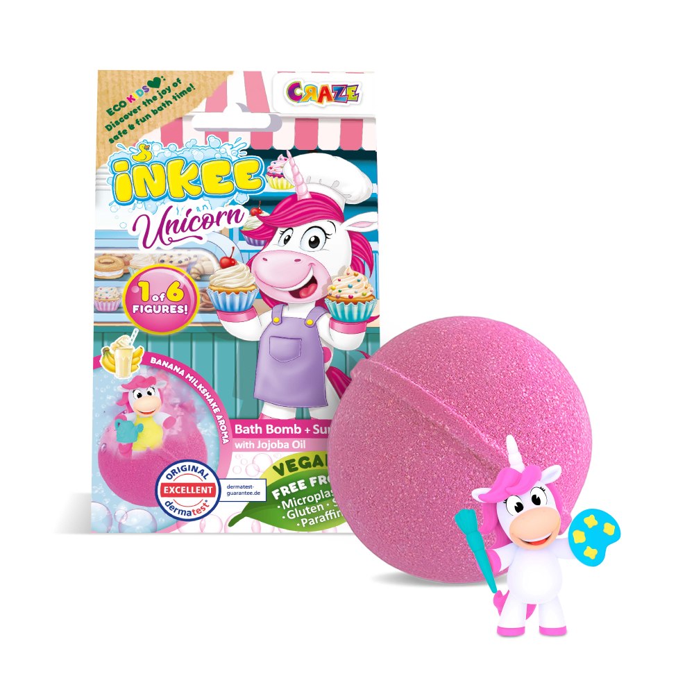 Bila de baie Craze Inkee cu Surpriza Unicorn - imagine 6