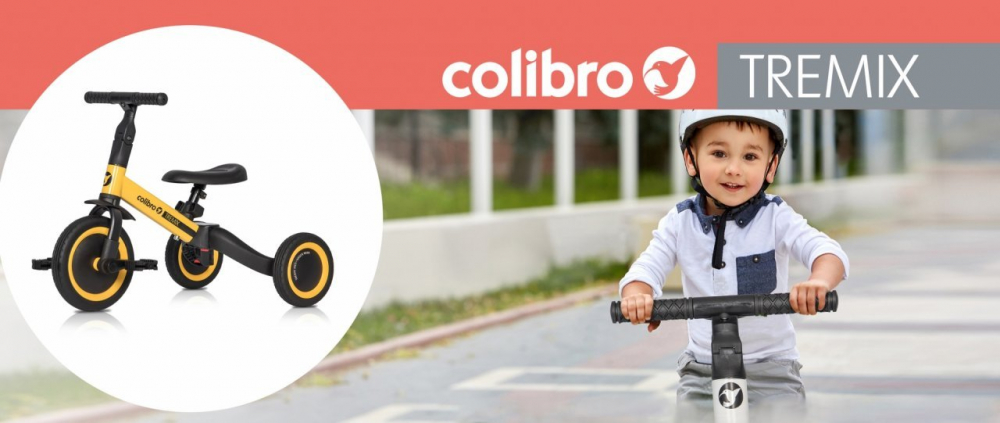 Tricicleta Colibro Tremix 4 in 1 Transformabila - imagine 8