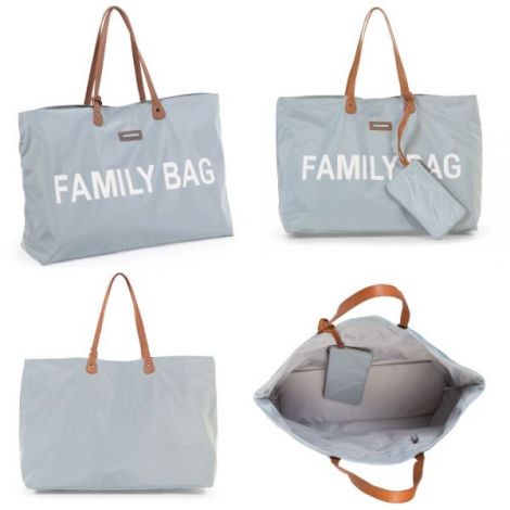 Geanta Childhome Family Bag Gri - Spatioasa si Practica - imagine 2