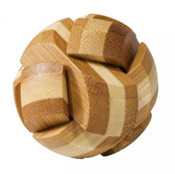 Joc Logic IQ Ball Fridolin din Lemn Bambus