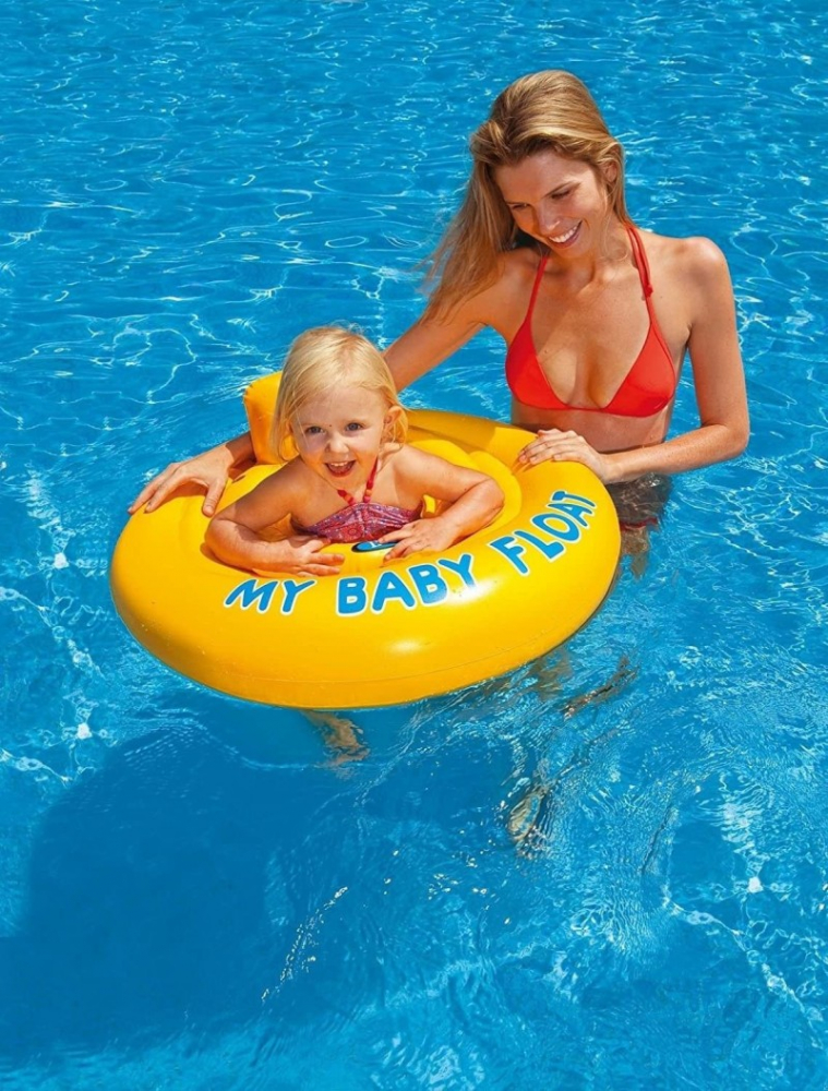 Colac gonflabil Intex My Baby Float, 70 cm - imagine 2