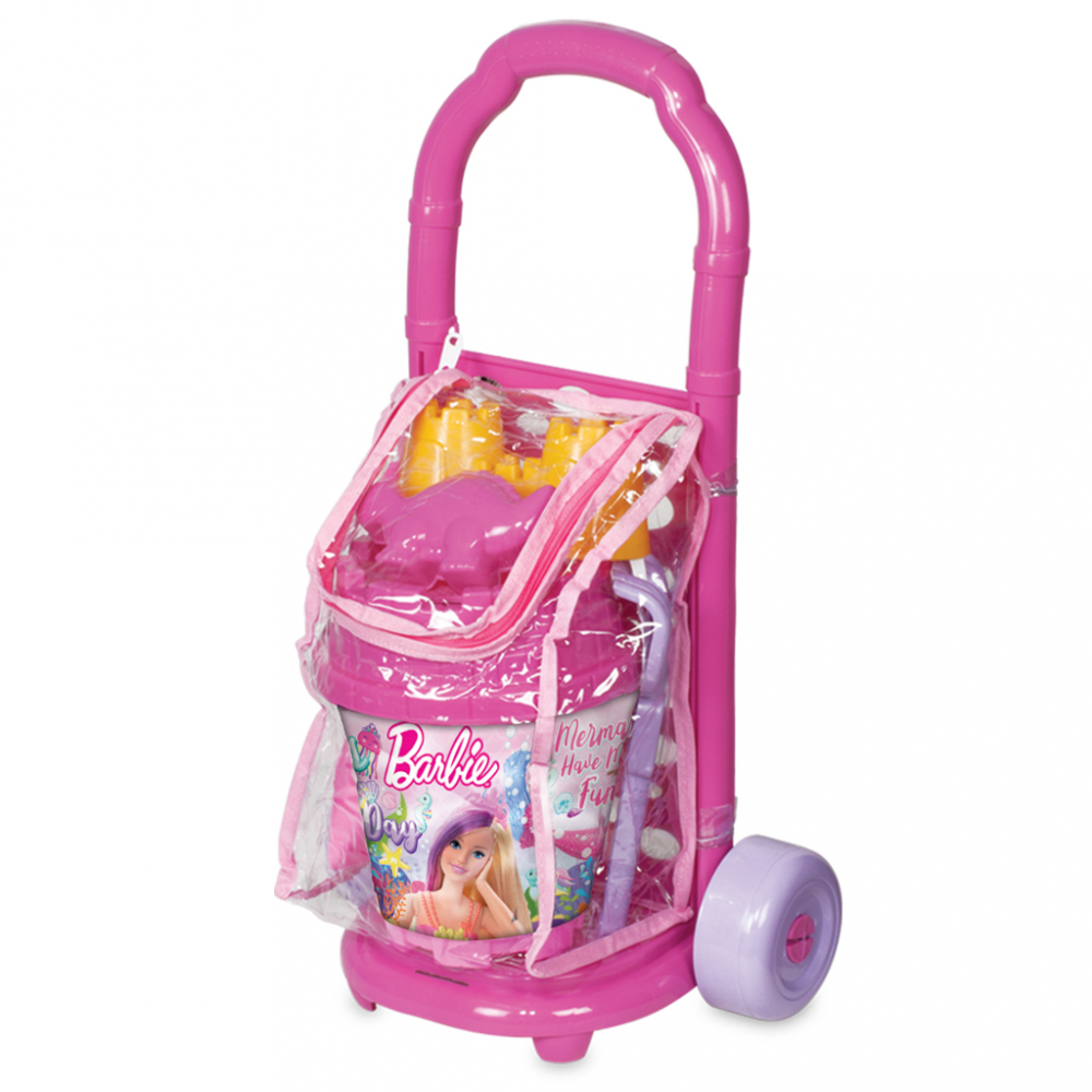 Troler Barbie 7 Jucării Nisip | Set Complet Dede - imagine 3
