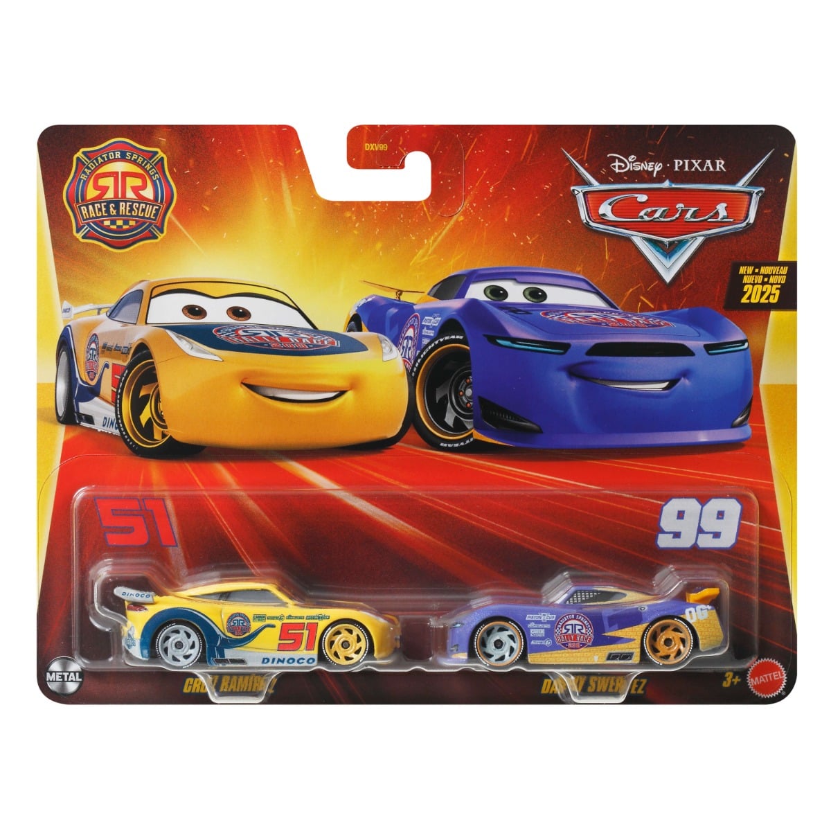 Set Disney Cars Metal Cruz & Danny Swervez