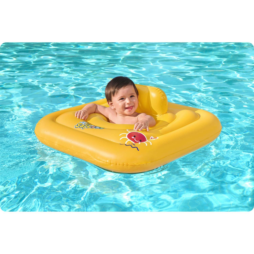 Colac Gonflabil Bebelusi Bestway Galben, 76x76 cm - imagine 5