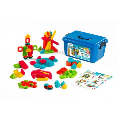Joc Constructii Pegy Bricks 100 Piese Miniland