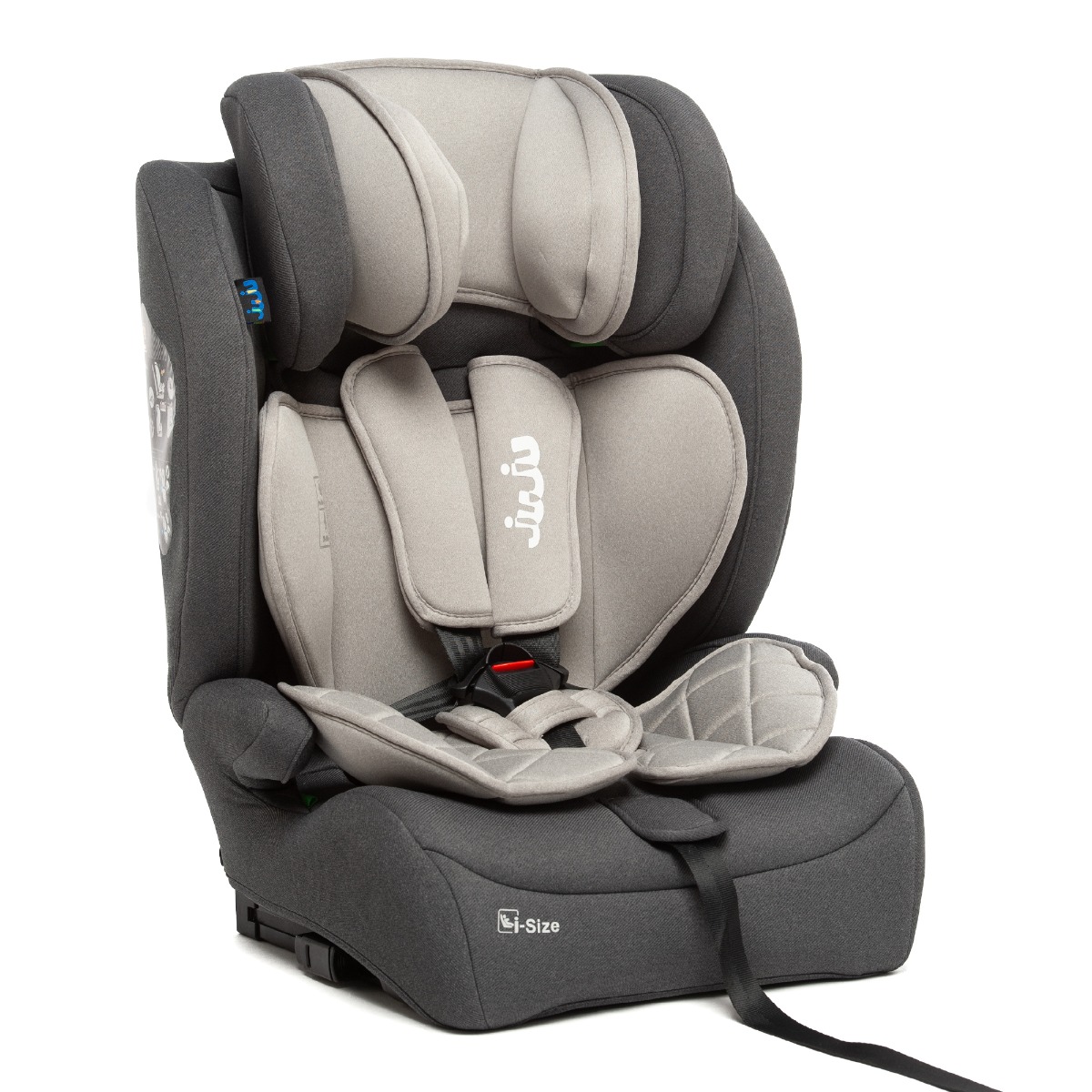 Scaun auto Juju Pro Rider I-Size, 15 luni-12 ani, Gri