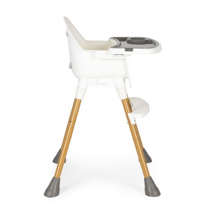 Scaun de masă Ecotoys HA-042 Alb, cu Tavă Detașabilă - imagine 3