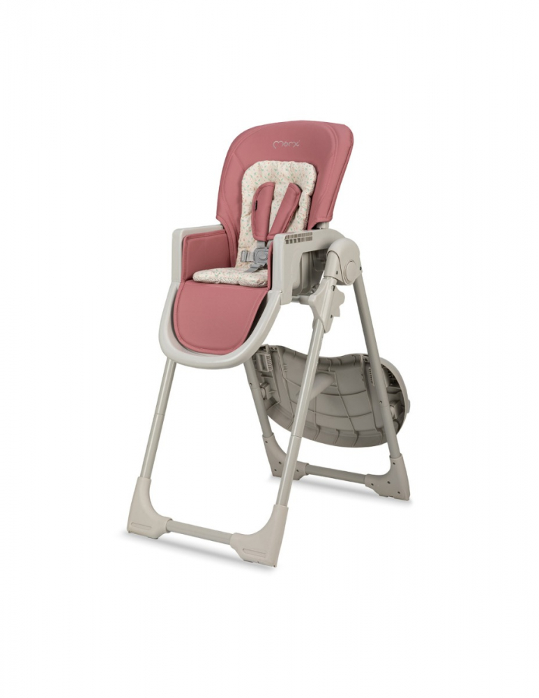 Scaun de masă Momi Gojo Pink, ergonomic și ajustabil