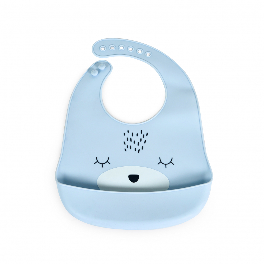 Baveta Cangaroo Silicon Oscar Blue, cu Buzunar - imagine 2