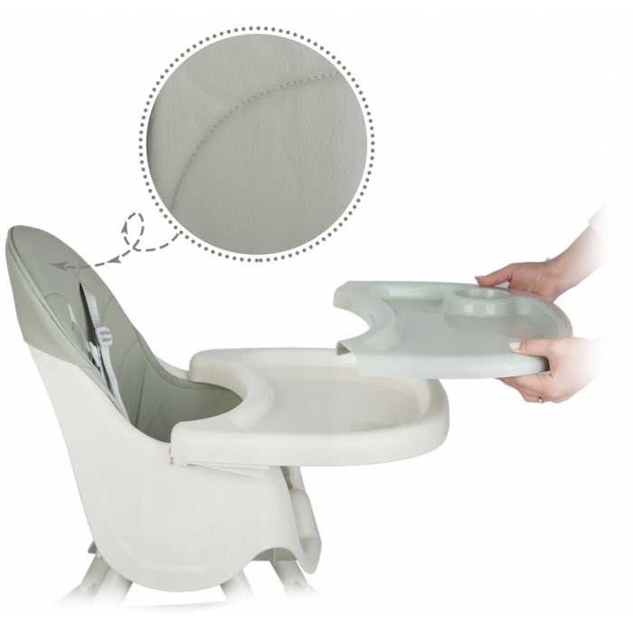 Scaun Masa 3in1 Ricokids Milo Verde, Transformabil - imagine 4