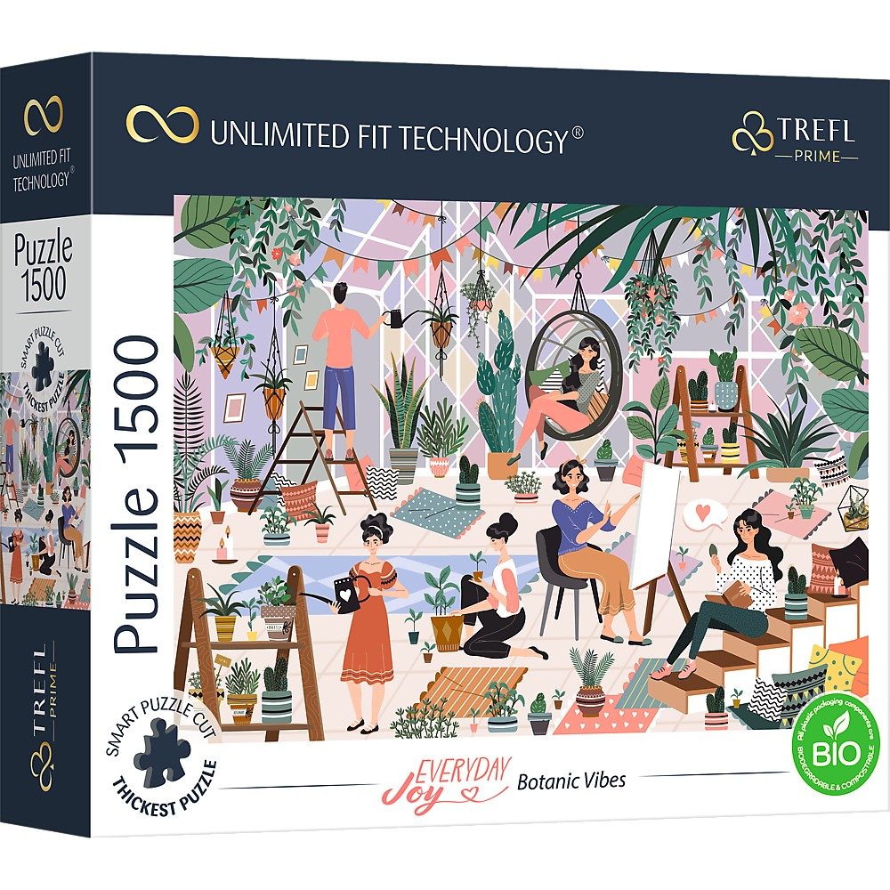 Puzzle Trefl UFT 1500 Vibe Botanic - Tehnologie UFT