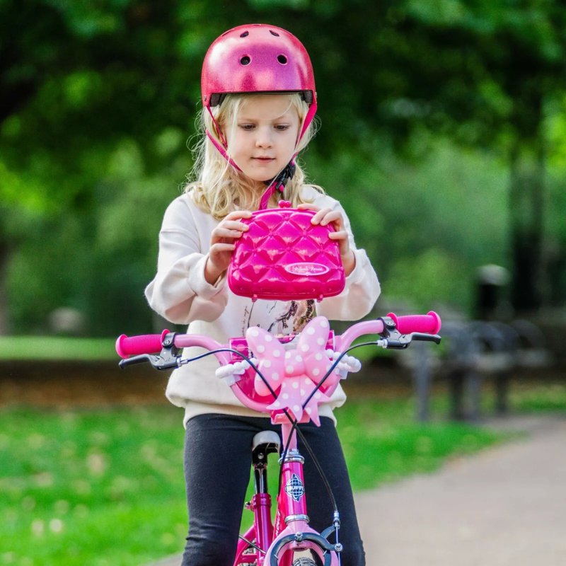 Bicicleta Huffy Minnie 16 inch cu Roti Ajutatoare - imagine 7