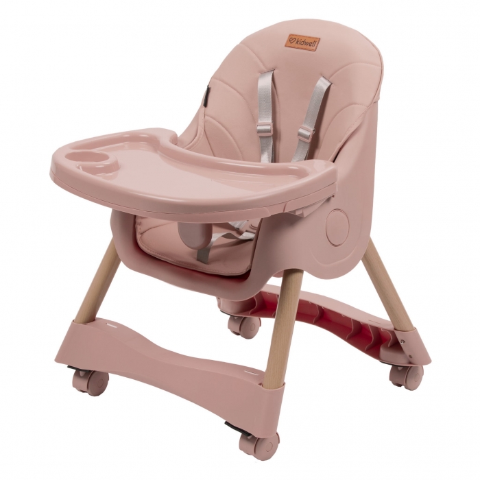 Scaun de masa 2 in 1 Kidwell Karimi roz - imagine 5
