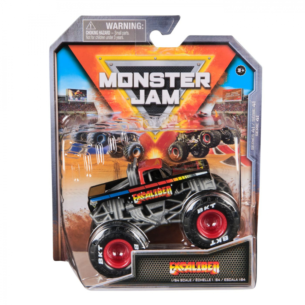 Monster Jam Excaliber Masină Metalică 1:64
