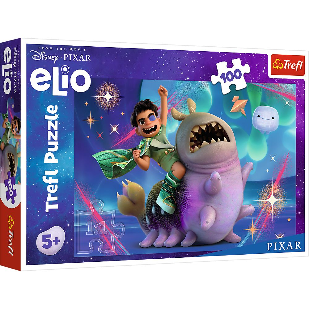Puzzle Trefl 100 Disney Pixar Elio și Aventura Spațială