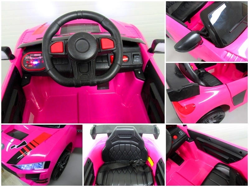 Mașinuță Electrică Cabrio A1 Roz - imagine 5