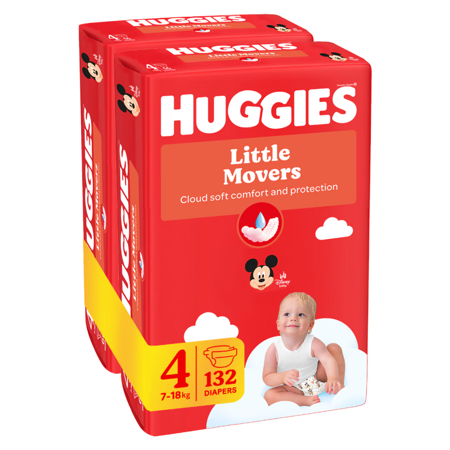 Scutece Huggies Ultra Comfort, Nr.4, 132 buc - imagine 8