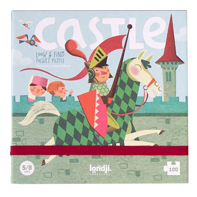 Mini Puzzle Castel Londji | Joc Educațional pentru Copii