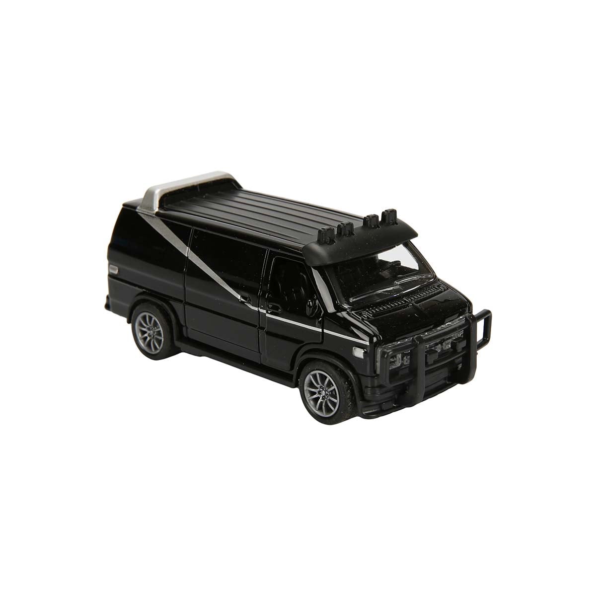 Mașină Caravan Maxx Wheels Gri, 11 cm